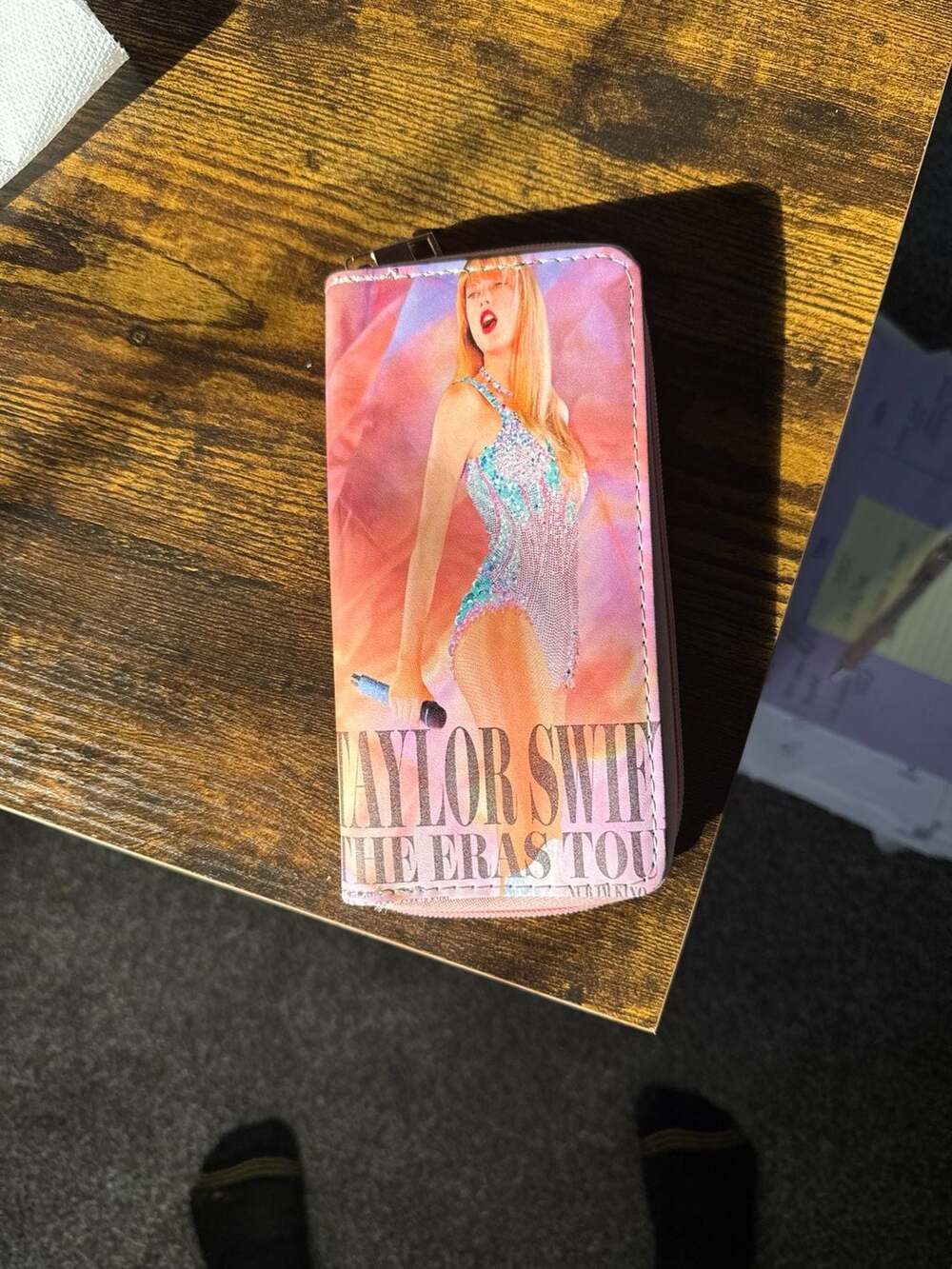 Taylor Swift The Eras Tour Pink Zip Around Wallet